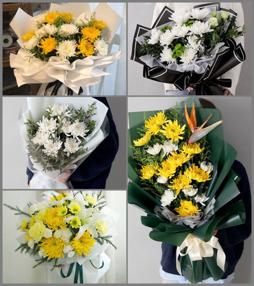 贵州铜仁市松桃县盘信镇小隆村白事花束代送